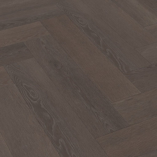 Herringbone klik PVC charcoal - Matteo studio B.V.