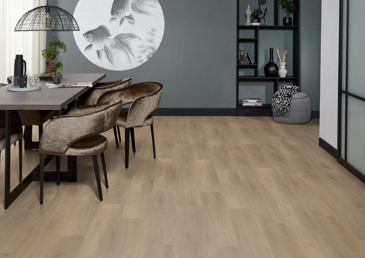 Newham klik PVC natural oak - Matteo studio B.V.