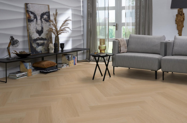 YUP Fulham visgraat klik PVC natural oak - Matteo studio B.V.