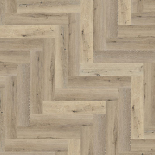 YUP Herringbone plak PVC light oak - Matteo studio B.V.