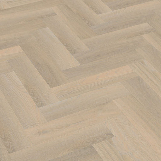 YUP Herringbone plak PVC small beige - Matteo studio B.V.